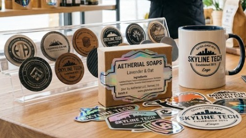 company details on products