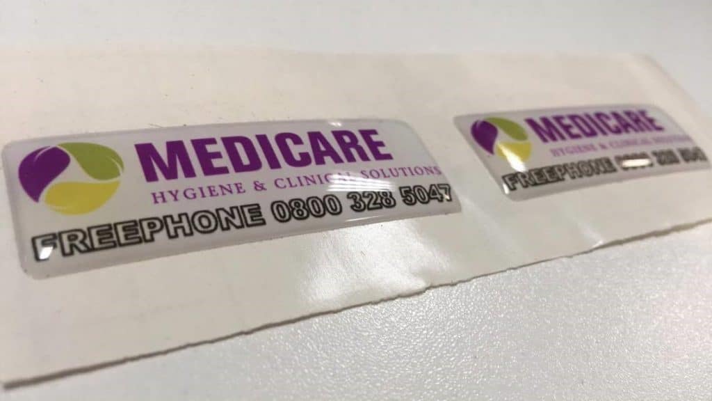 Medicare Hygience and Clinical Solutions Domed Badge