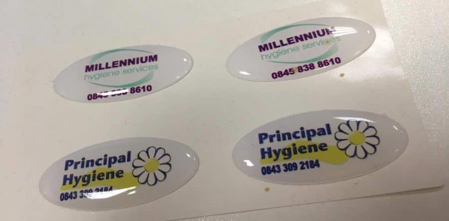 Domed Hygiene Stickers
