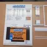 Motorcycle number plate Jig