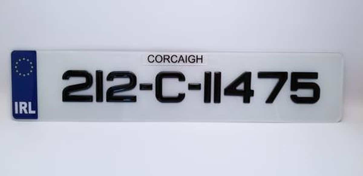 Irish Number Plate Digits Dash Dynamics