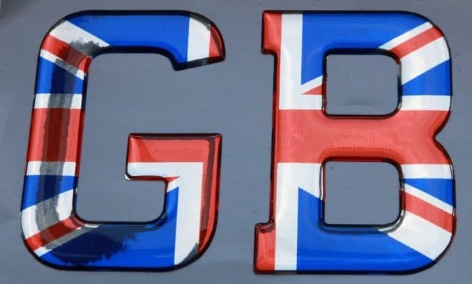GB Union Jack Vehicle Badges