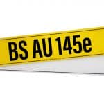 Number Plate BS AU 145e