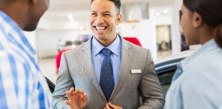 Man using personalised name badge