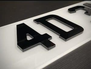 4h number plate letters
