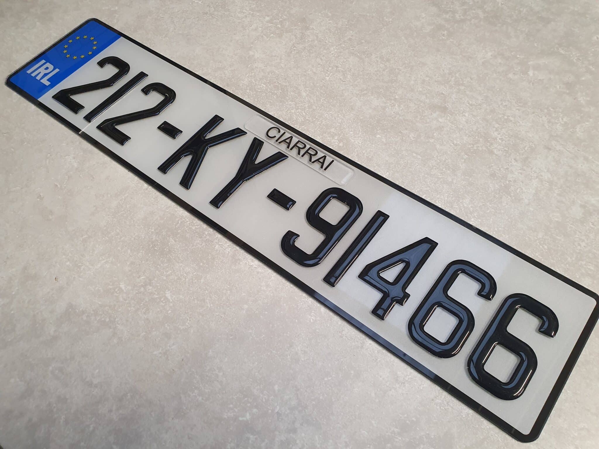 3d metro gel number plates