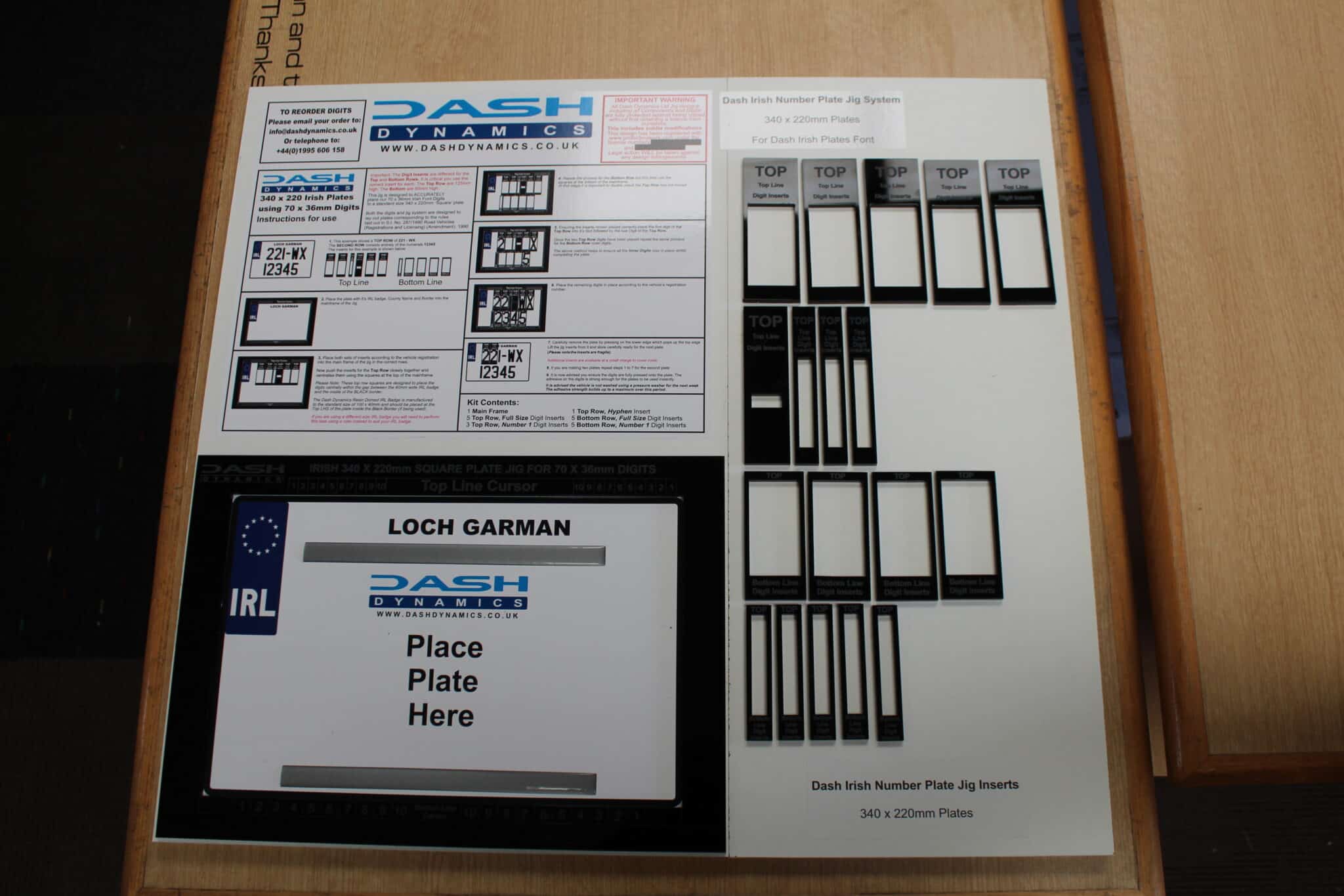 Number Plate Jigs and Regulations Dash Dynamics