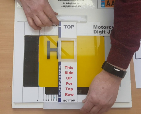 square number plate jig