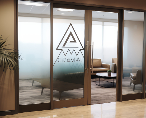 clear vinyl stickers for glass