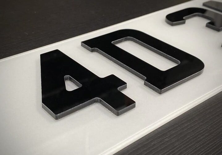 4h number plate letters