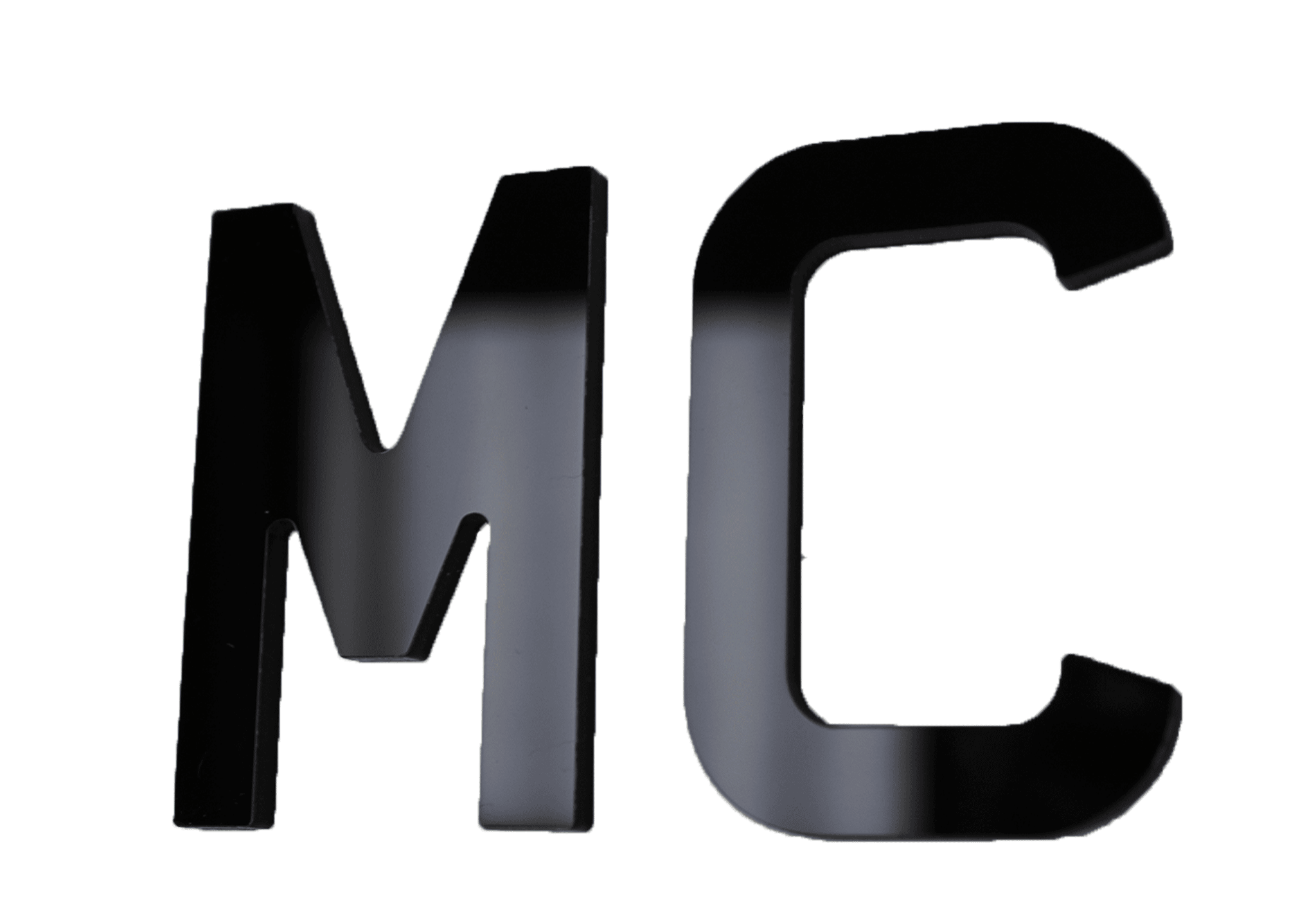 MC 4D Number Plate Letters