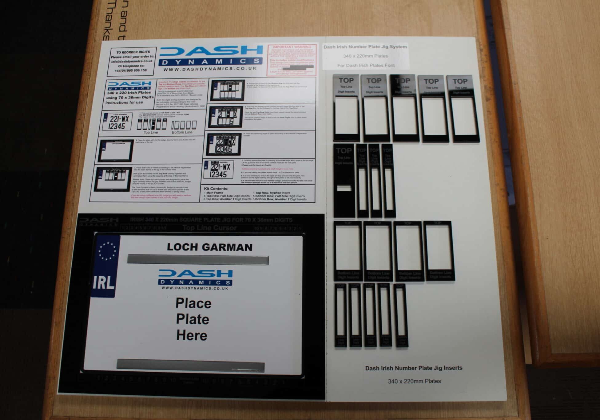 Number Plate Jigs Regulations